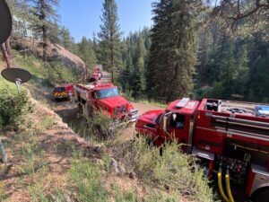 Elk Creek Fire at Work Elk Creek Fire at Work